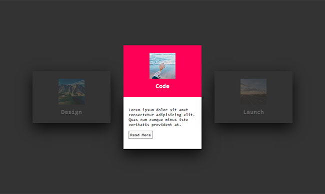 CSS3鼠标悬停卡片展开文字信息